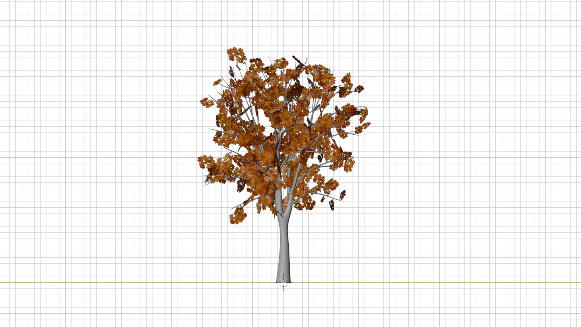 3D Autumn Tree 3D Model - TurboSquid 2466454
