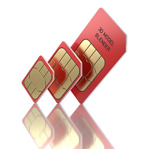 Standard, Micro and Nano SIM Cards
