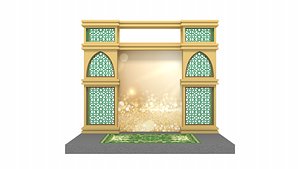 stage islamic decor model