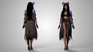 3D model Necromancer - GameReady