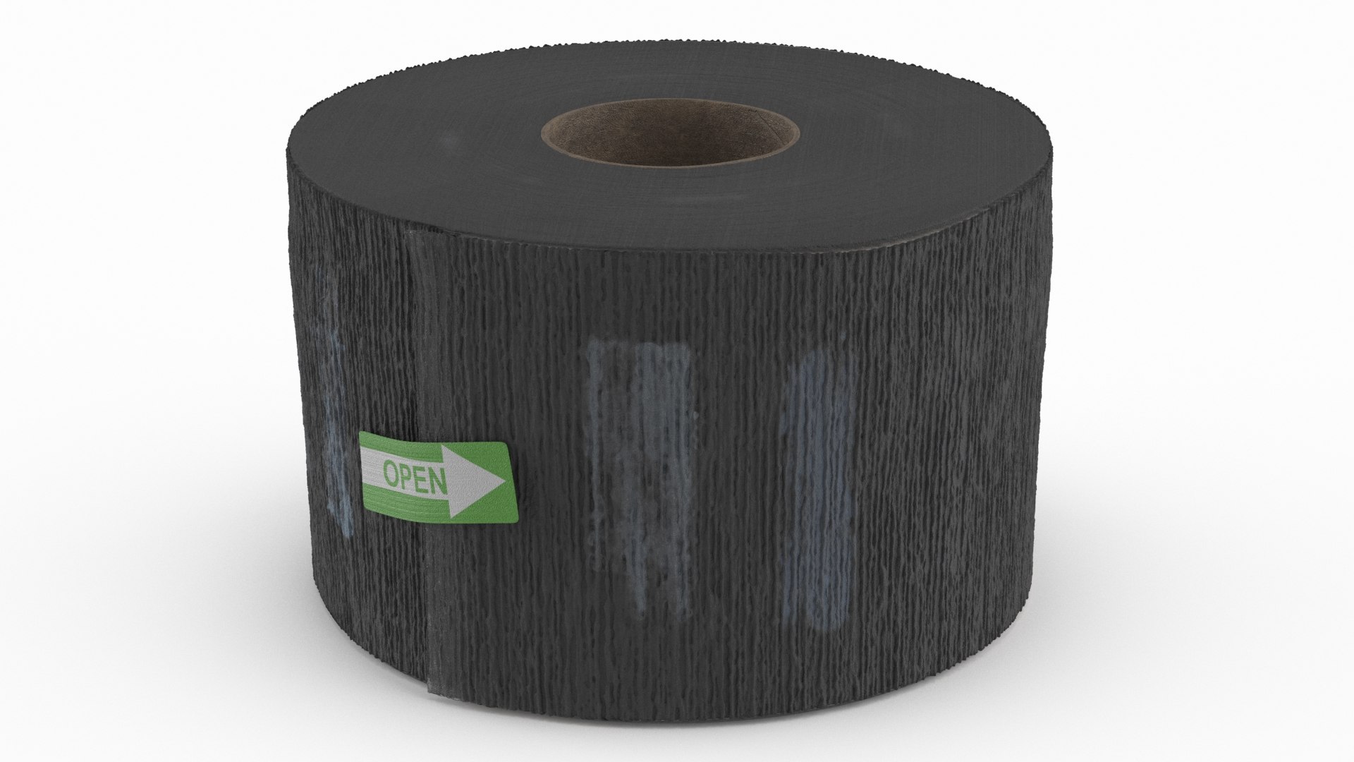 Salon Neck Tape Roll with Opening Tab 3D model preview