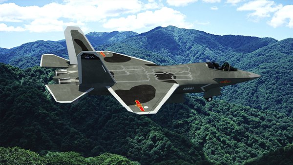 j35 chinese stealth jet fighter 3D 모델 TurboSquid 1966728