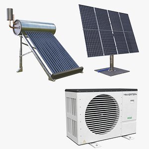 Solar Panel and Air Heat Pump Collection