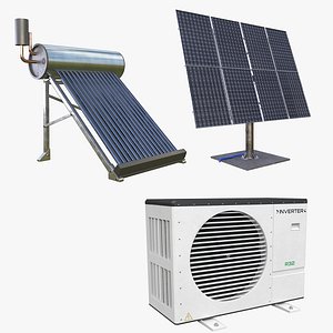 Solar Panel and Air Heat Pump Collection