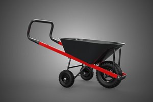 3D TRI TIRE THREE WHEEL BURROW WHEELBARROW PUSH TIP LIFTING KIT FIT model