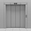 set doors elevators kone 3D model