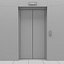set doors elevators kone 3D model