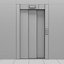 set doors elevators kone 3D model