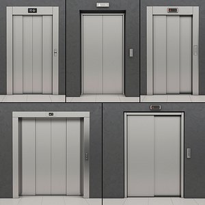 Set of doors for elevators Kone