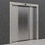 set doors elevators kone 3D model