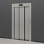 set doors elevators kone 3D model