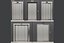 set doors elevators kone 3D model