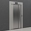 set doors elevators kone 3D model