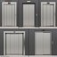 set doors elevators kone 3D model