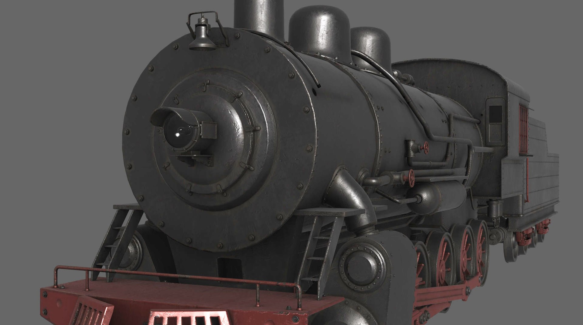 3D Steam Train Model - TurboSquid 2249730