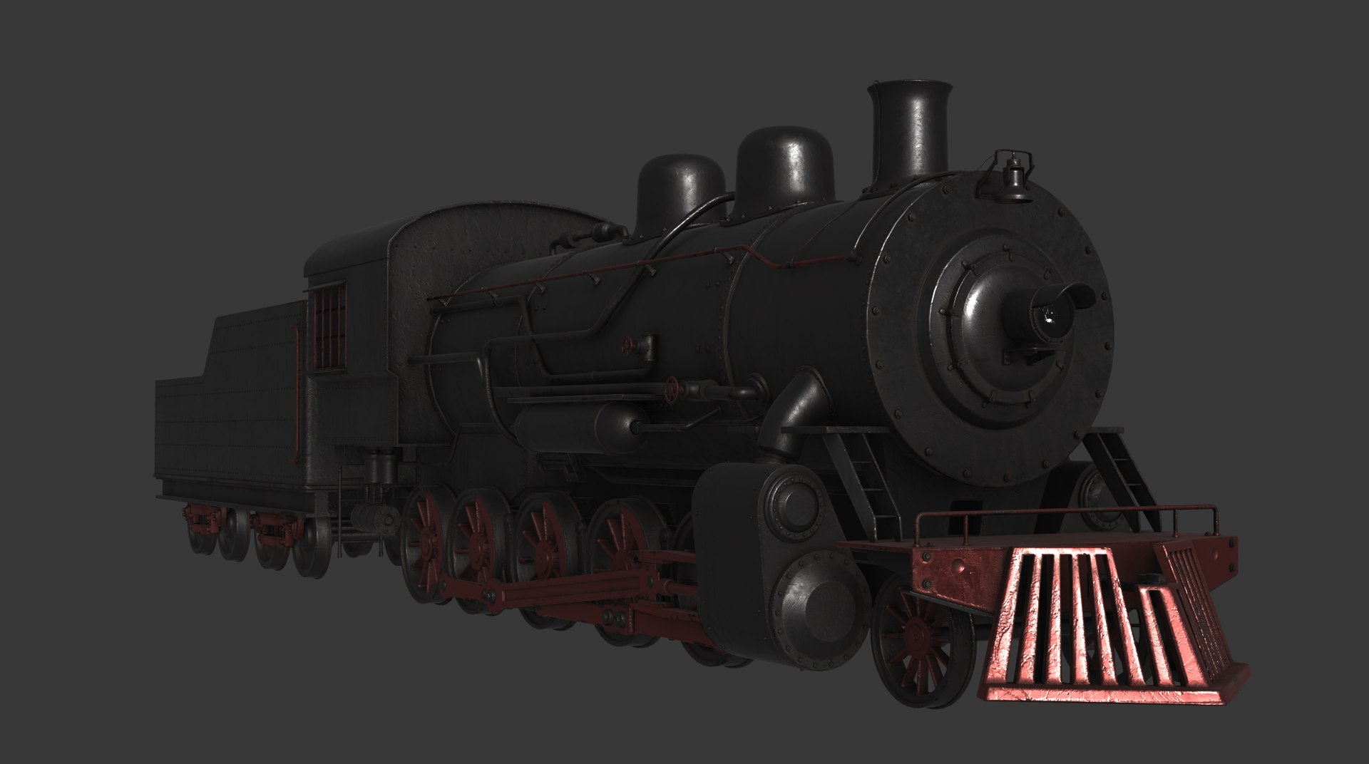 3D Steam Train Model - TurboSquid 2249730