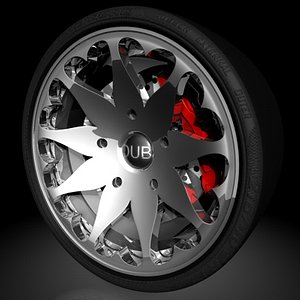 c4d flower heart wheel