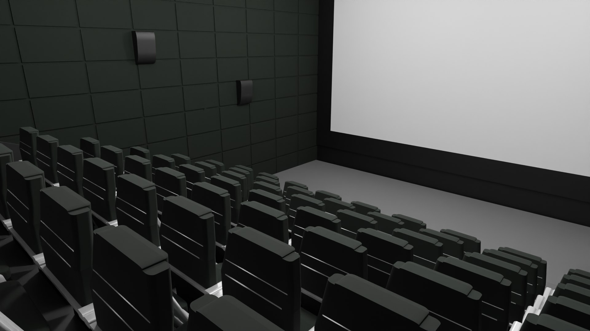 3D Cinema Model - TurboSquid 1924141