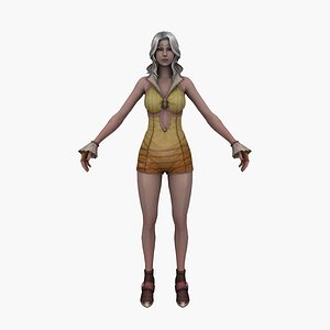 Fantasy Girl V3 3D model