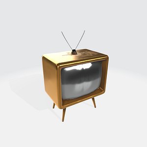 3D Vintage Television