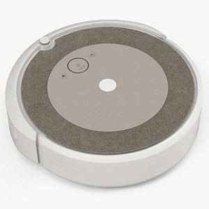 White Robot Vacuum Cleaner