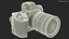 mirrorless digital camera 24 3D model