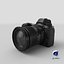 mirrorless digital camera 24 3D model