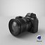 mirrorless digital camera 24 3D model