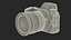 mirrorless digital camera 24 3D model