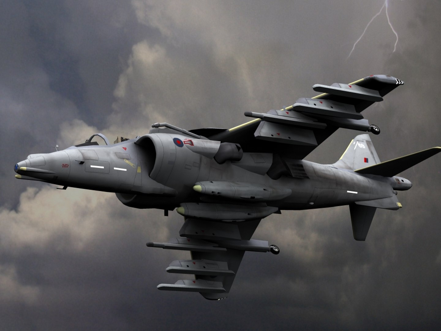 3d Model Harrier Gr9