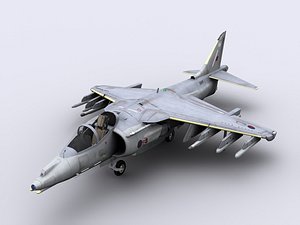 3d model harrier gr9