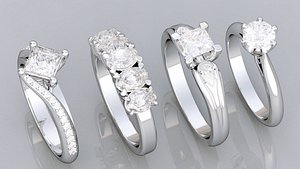 3d 4 diamond rings
