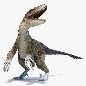 Utahraptor Animated 3D model