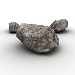 3D model Stone low poly