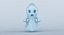ghost cartoon 3D model