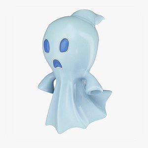ghost cartoon 3D model