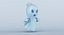ghost cartoon 3D model
