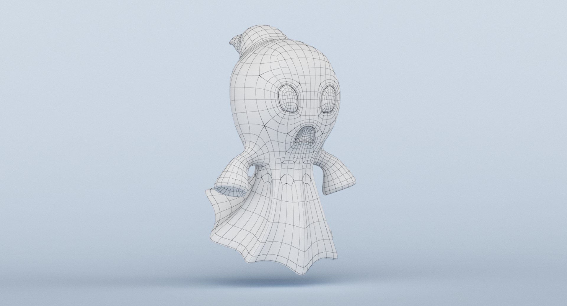 Ghost Cartoon 3D Model - TurboSquid 1190329