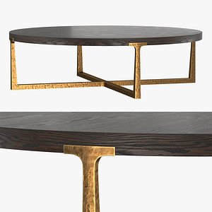 T-Brace Round Coffee Table 55