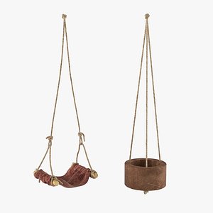 3D childrens toy swing