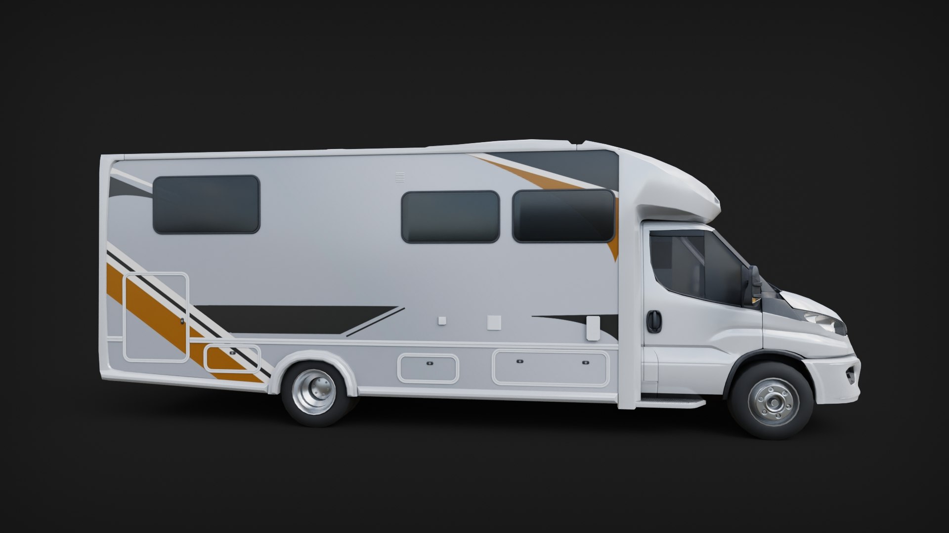 IVECO Daily Motorhome RV 3D Model - TurboSquid 2229620
