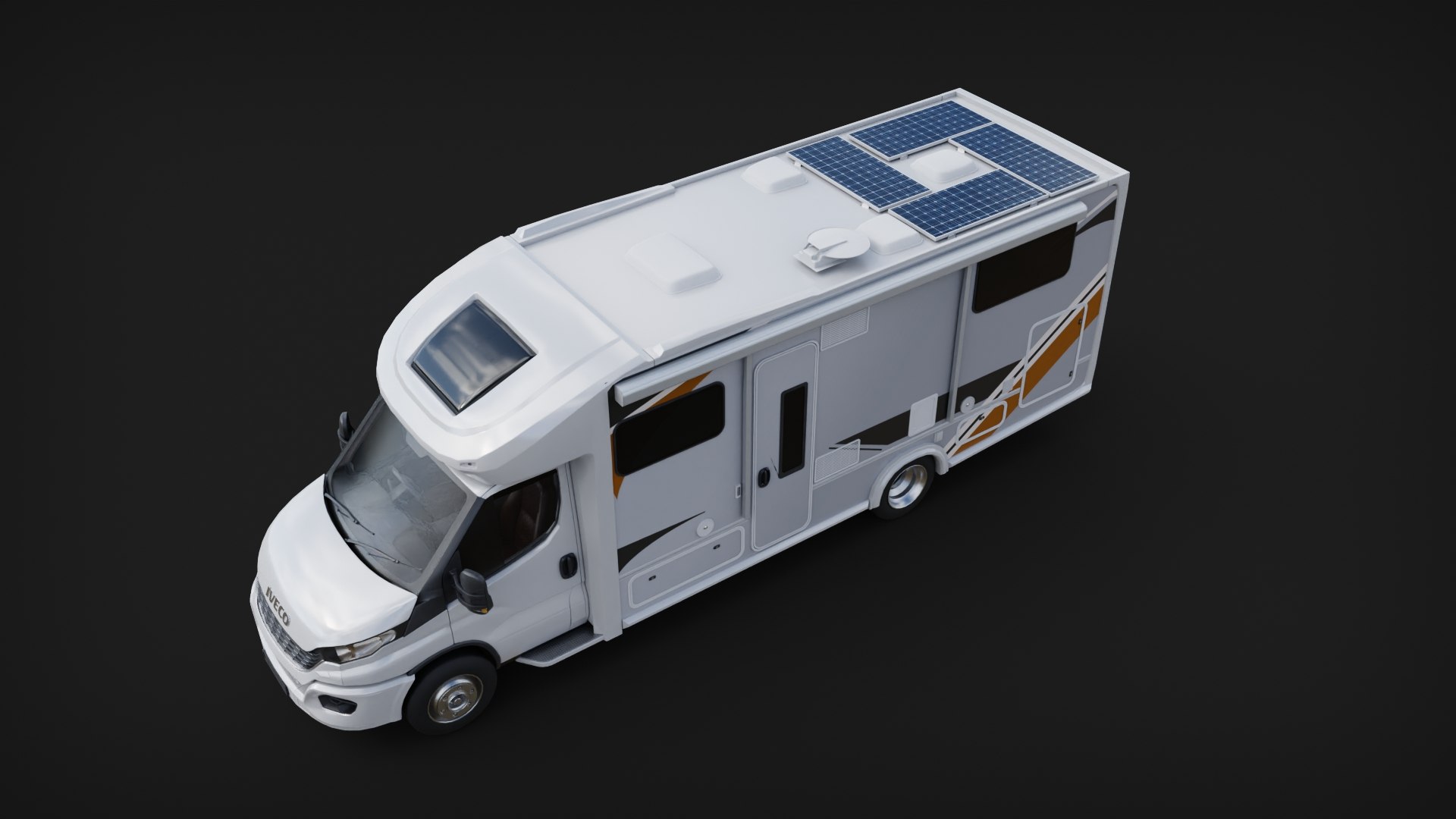 IVECO Daily Motorhome RV 3D Model - TurboSquid 2229620