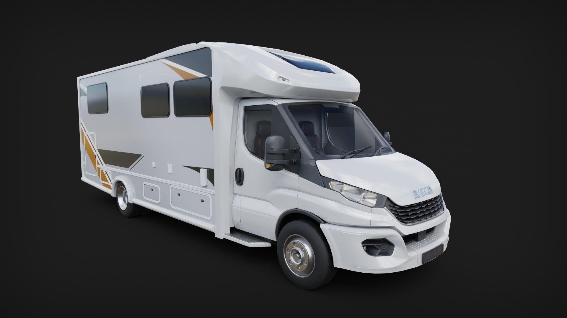 IVECO Daily Motorhome RV 3D Model - TurboSquid 2229620