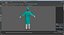 Männlicher Afroamerikaner-Chirurg 4 manipuliert für Modell Maya 3D