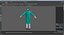 Männlicher Afroamerikaner-Chirurg 4 manipuliert für Modell Maya 3D