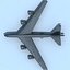 3d model aircraft b52 bomber