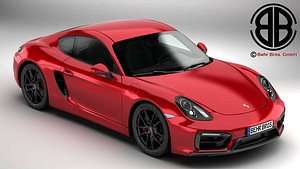 porsche cayman gts 2015 obj