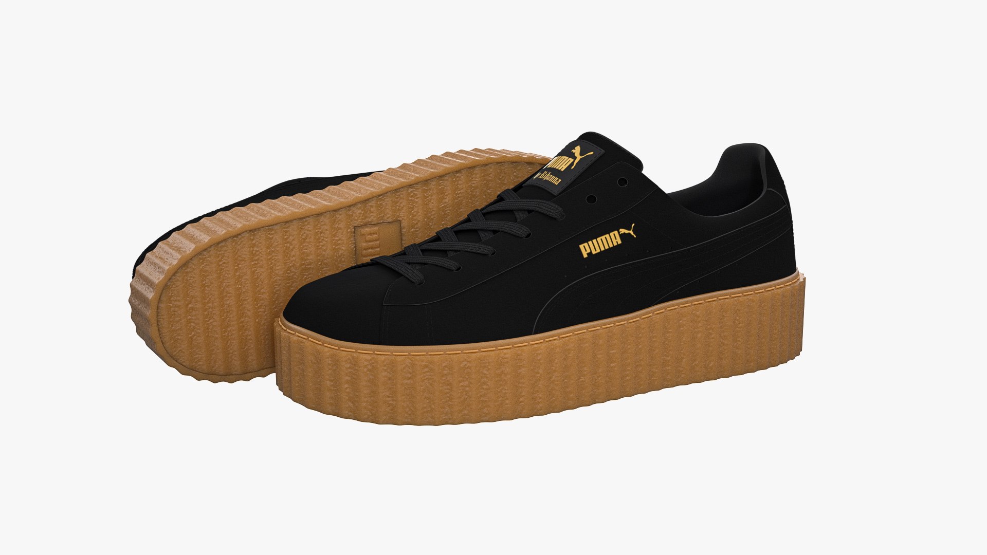 Puma x fenty creepers on sale black