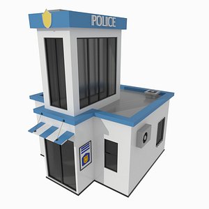 police 3D model