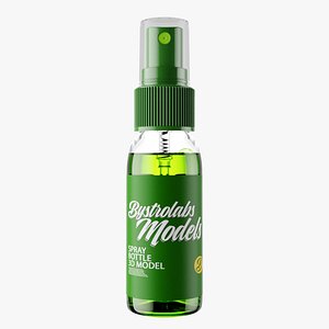 Plastic Spray Bottle Packaging - Realistic Product Mockup